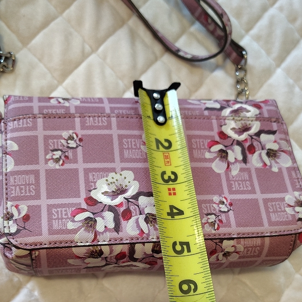 Steve Madden Pink Floral Women's Bag - Picture 7 of 15